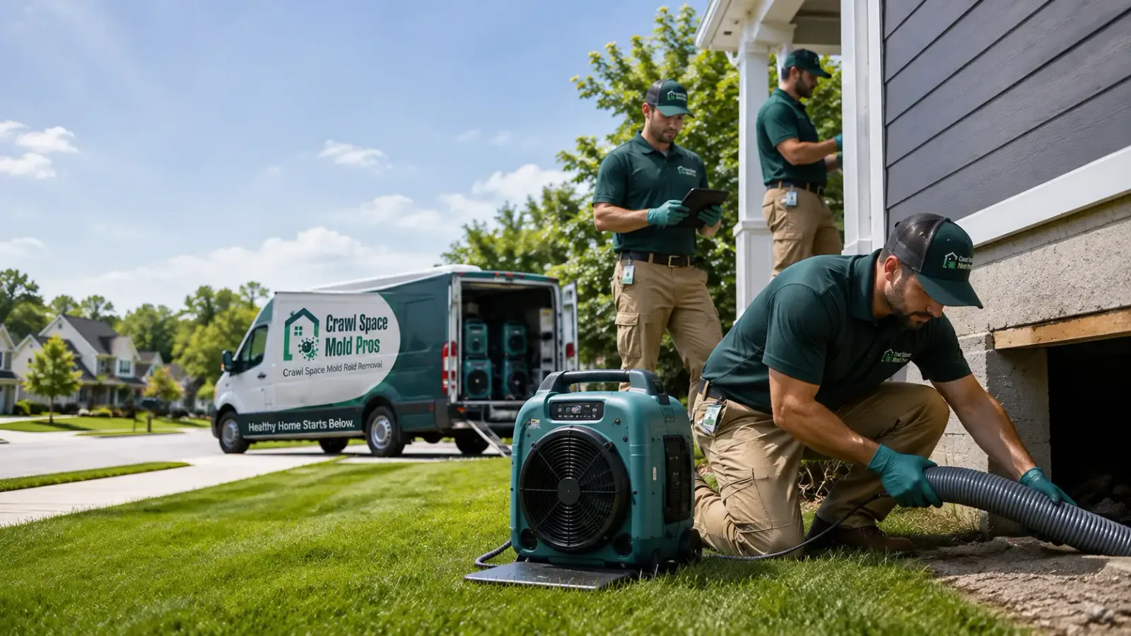 Crawl Space Mold Removal in Bonney Lake, WA